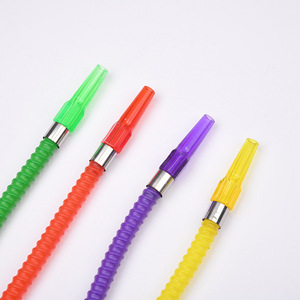 Tendencia de moda transfronteriza: pipa de hookah, manguera de silicona desechable para bares <span class=keywords><strong>y</strong></span> KTV, <span class=keywords><strong>accesorios</strong></span> para pipa de hookah con mango largo de aleación - Product Image 3