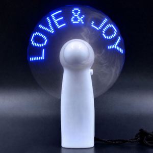 Mini ventilateur LED portable avec affichage de messages personnalisés pour les fêtes, les anniversaires, les événements publicitaires, ventilateurs électriques portatifs mini LED - Product Image 1