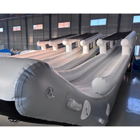 Jeux aquatiques commerciaux : Grand toboggan gonflable pour bateau ou yacht, toboggan gonflable pour quai flottant