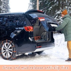 Có Thể Điều Chỉnh Chống-Trượt Lốp <span class=keywords><strong>Zip</strong></span> Quan Hệ Cho Tuyết Chuỗi Phổ Mùa Đông Xe SUV Kéo Grips Đa-Chức Năng An Ninh Cáp Thắt Lưng - Product Image 4