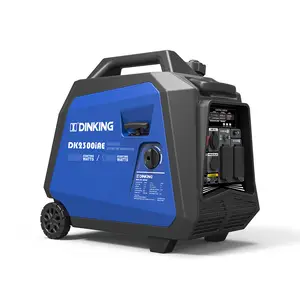 Dinking Portable Genset 2300W Silent Portable Gasoline Generator Home Use Inverter Generator with Electric Start, DK2300iAE