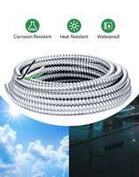 Cable JZD UL RTS de Bajo Voltaje 14/2 12/2 14/3 AC90 con Certificación CUL, Cable Blindado de Aluminio Interconectado BX 12/2 MC con Aluminio
