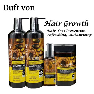 Shampooing professionnel à la kératine et à l'huile d'argan marocaine sans sulfate <span class=keywords><strong>pour</strong></span> salon de coiffure bouclés, droits et secs, abîmés - Product Image 3