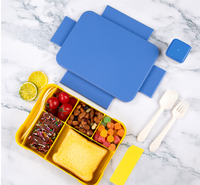 Boîte à lunch pour adultes Boîte à bento Boîtes à lunch étanches pour enfants Réutilisable On-the-Go Boîte à lunch saine pour la famille