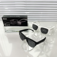 Lunettes Intelligentes WK101 Bluetooth 5.3 Audio Ouvert, Lunettes de Soleil Étanche avec Appel HD et Contrôle Tactile, Lunettes Musicales pour Hommes et Femmes
