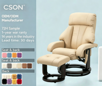 Fauteuil inclinable à mécanisme réglable pour usage domestique