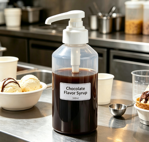 Bomba dispensadora de jarabe con cierre de clip blanco de 5cc, 8cc, 10cc, de plástico de grado alimenticio, para botellas de jarabe de café y saborizantes. - Product Image 4