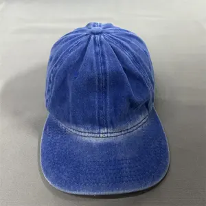 CP1101批发时尚爸爸卡车司机帽帽子定制刺绣标志水洗牛仔运动棒球帽男士