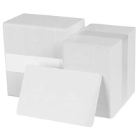Cartes d'identité vierges en polycarbonate pur CR80 de 30 mil (0,76 mm) d'épaisseur, gravables au laser, pour cartes professionnelles - Fabrication usine