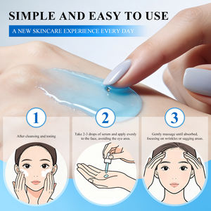 Sérum Complexo de Peptídeos de Colágeno OEM ODM Clareador Anti-Rugas Sérum de Peptídeo Azul Ghkcu para a Pele do Rosto - Product Image 5