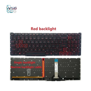 <span class=keywords><strong>คีย์บอร์ด</strong></span>แล็ปท็อป SZ-Wisbuild ขนาดเต็ม รุ่นใหม่ สำหรับเปลี่ยน <span class=keywords><strong>คีย์บอร์ด</strong></span> US พร้อมไฟแบ็คไลท์ LED สีดำ สำหรับ Nitro 5 AN515-46 AN515-58 AN515-56 - Product Image 3