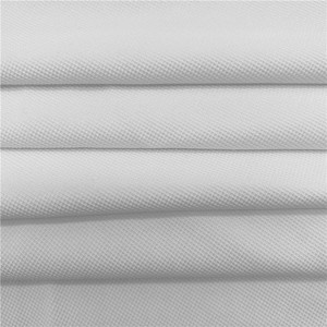 울트라 소프트 위킹 및 빠른 건조 피케 100% 폴리에스터 승화 직물 농구 유니폼 화이트 니트 원단 - Product Image 5