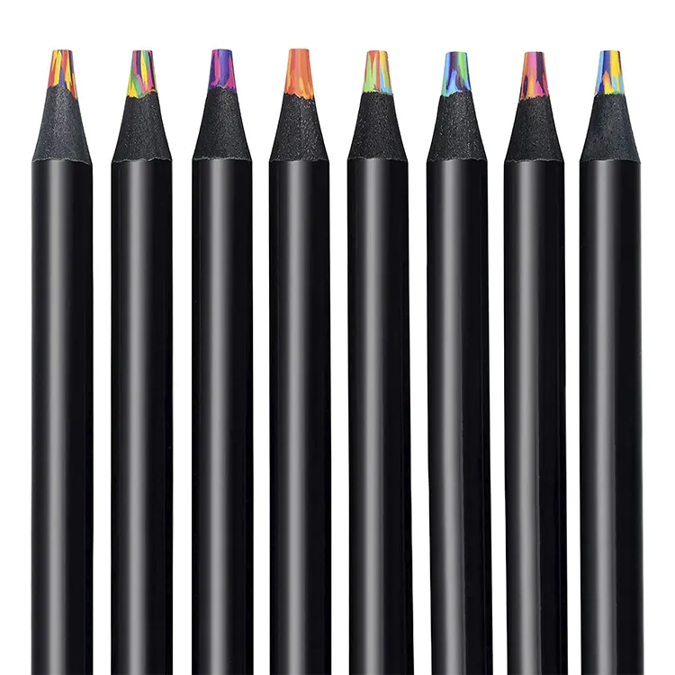 Lápices de colores Jumbo de arcoíris para dibujo artístico, 8 unidades