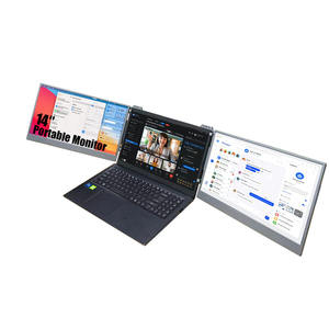 Pantalla IPS de 14.0 Pulgadas, Triple Extensor Patentado, Pantalla Dual Ajustable Verticalmente, Interfaz Doble Extensible, Altavoz Integrado - Product Image 1