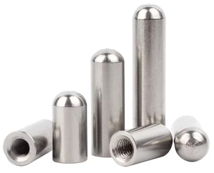 LeGood - Broche cylindrique à tête ronde M6 en acier inoxydable 304, filetage interne, diamètre extérieur 12 mm, longueur 14 mm - Product Image 3