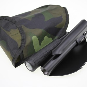 Pelle pliante multifonctionnelle, outil de survie, scie à bord dentelé, pioche, pelle de <span class=keywords><strong>camping</strong></span> - Product Image 2