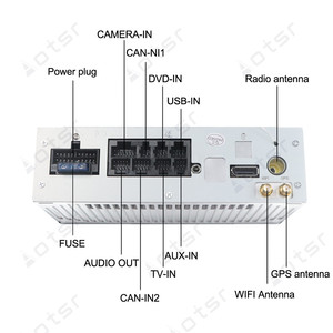 GPS Navigation Radio Audio Stéréo Magnétophone Android 13 pour Infiniti FX FX25 FX35 FX37 2009-2013 Qx70 2013-2016 - Product Image 5