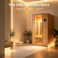 Salle de sauna haut de gamme avec design en bois, aménagement de bancs personnalisés, contrôle intelligent de la température pour résidences et espaces commerciaux de luxe