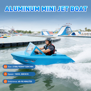 Mini Jet Boat Havospark Personalizzabile ad Alta Velocità in Alluminio per Sport Acquatici all'Aperto - Product Image 1