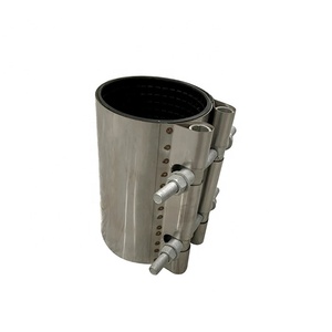 <span class=keywords><strong>Abrazadera</strong></span> <span class=keywords><strong>de</strong></span> Reparación <span class=keywords><strong>de</strong></span> Acero Inoxidable Completa para Tuberías <span class=keywords><strong>de</strong></span> Baja Presión con Superficie Pintada - Product Image 1