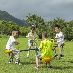 Balancín al aire libre para niños, balancín personalizado para cuatro personas - Product Image 5