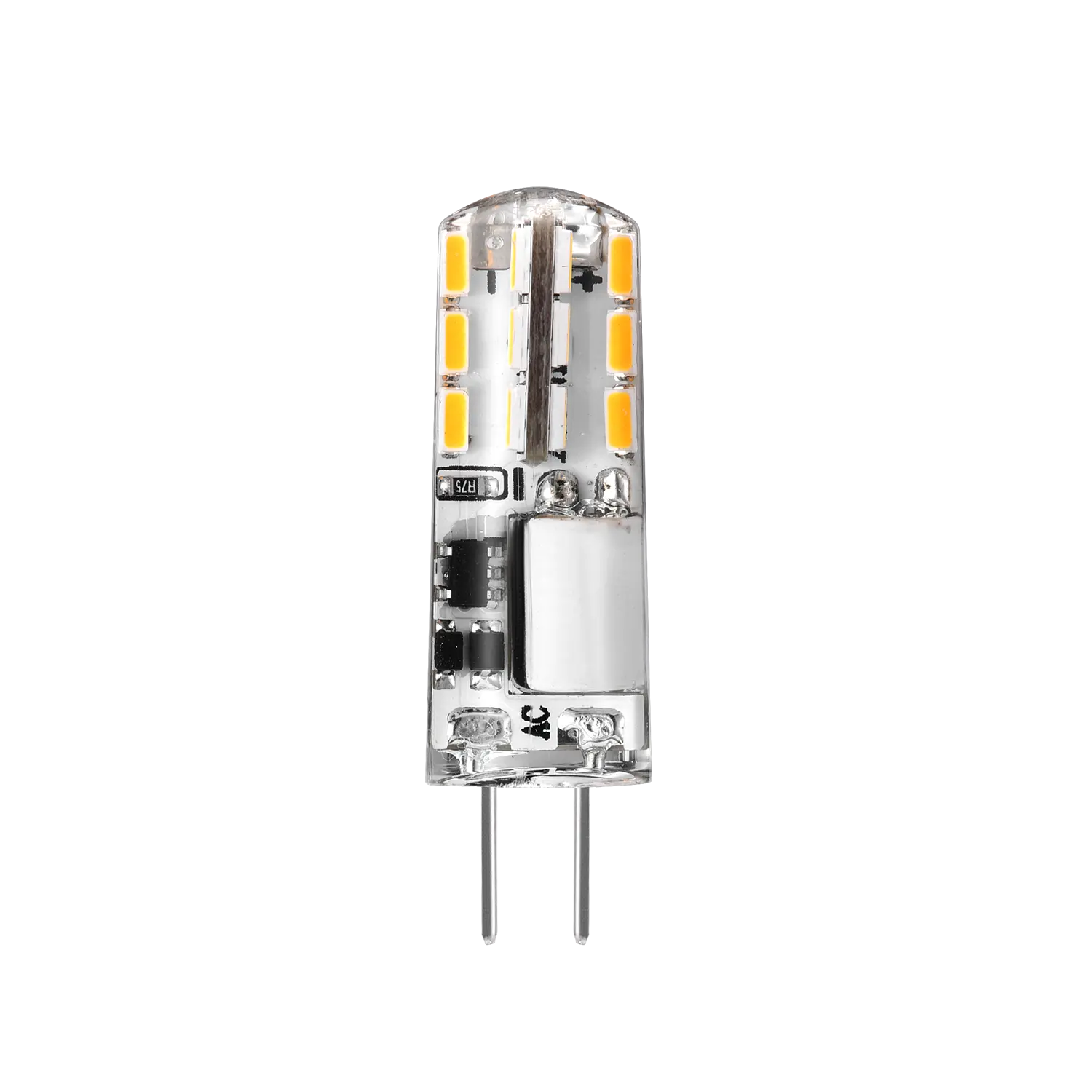 Lampu Bohlam LED G4, Kualitas Tinggi AC/DC 12V Mini Kapsul 300K Bi-pin Base JC Tipe G4