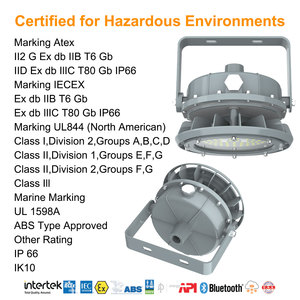 El Fabricante Suministra Luces LED Industriales a Prueba de Explosiones con Certificación ATEX de Alta Calidad, 20W 400W, Resistentes al Agua con Clasificación IP - Product Image 5