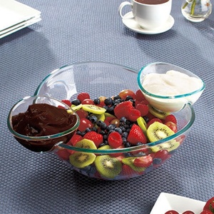 عالية الجودة قابلة لإعادة الاستخدام وعاء تقديم الاكريليك واضحة الجدة رقاقة Dip وعاء لوحة - Product Image 3