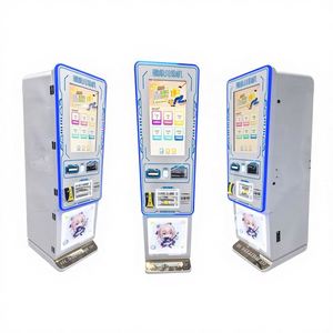 Máquina expendedora automática de monedas de metal de 32 pulgadas con pantalla grande, compatible con Douyin y Meituan, para juegos con código QR y aceptación de billetes. - Product Image 1