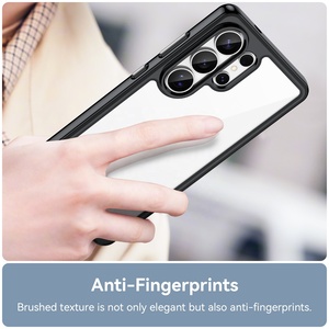 Custodia Ibrida Trasparente per <span class=keywords><strong>Samsung</strong></span> S26 Ultra, Cover in Gel di Gomma con Bordo Protettivo, Custodia Trasparente per <span class=keywords><strong>Samsung</strong></span> S25 Edge S24 Plus S23 - Product Image 4