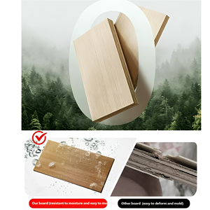 Conjuntos de tocador de baño baratos y personalizados, tocador de baño pequeño con espejo y <span class=keywords><strong>lavabo</strong></span> para hotel - Product Image 3