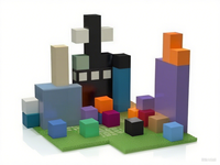 Ensemble de blocs magnétiques Winchoice pour enfants et parents, apprentissage STEM amusant, inspiré de Minecraft, jouet éducatif de construction 3D