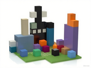 Set de Bloques Magnéticos <span class=keywords><strong>en</strong></span> Cubo Winchoice para Niños y Padres, Juguete Educativo de Construcción 3D Inspirado <span class=keywords><strong>en</strong></span> <span class=keywords><strong>Minecraft</strong></span> para Aprendizaje Divertido STEM - Product Image 2