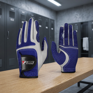 Gants de golf sportifs respirants personnalisés de haute qualité en tissu PU imperméable et durable, télescopiques, à enfiler sur la main gauche pour hommes - Product Image 3
