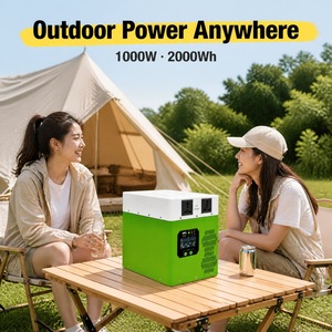 Station d'alimentation portable 1000 Watts avec ports USB et prises AC - Product Image 1