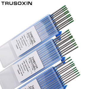 10 unidades de electrodos de tungsteno verdes 1.0/1.6/2.0/2.4/3.0/3.2/4.0x175mm, aguja de tungsteno TIG, varilla de tungsteno para soldadura pura TIG - Product Image 3