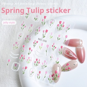 Hot Selling Yujin Fragrant <b>Flower</b> Nail <b>Stickers</b> Nail Decoration Nail <b>Stickers</b> Wholesale Nail DIY - Product Image 6