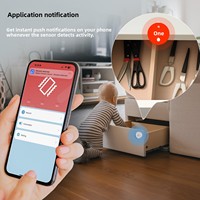 Système de sécurité domestique, capteur intelligent de vibration Zigbee, application de contrôle à distance, détection d'inclinaison sur les axes XYZ, alarme, batterie CR2450, fonctionnement de 12 mois