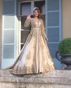 Belle superbe robe de mariée en acétate ATIYA LIBAS Lehenga Choli avec belle couleur et broderie lourde longueur de plancher-2019 - Product Image 6