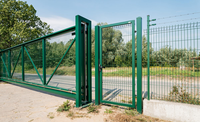 Panneaux de clôture en fil rigide de haute qualité, KeepSafe v Mesh 50, clôture pour chevaux en maille v, panneau en maille métallique robuste, clôture de sécurité