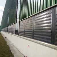 Système de persiennes horizontales amovibles pour façade, avec écran pare-soleil, design européen extérieur