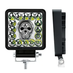 Popular product 25mm16 led 24v led light square led work light suv 48w led work light for truck offroad led motorcycle