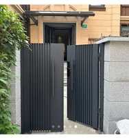 Clôture de jardin en aluminium à panneaux métalliques en fer bon marché Clôture domestique tubulaire Portes en aluminium pour l'extérieur