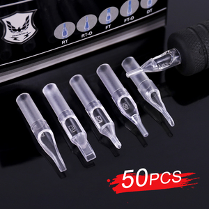 El mejor precio, 50 Uds., boquilla desechable de plástico, puntas de tatuaje transparentes <span class=keywords><strong>RT</strong></span> MF <span class=keywords><strong>para</strong></span> aguja de tatuaje - Product Image 5