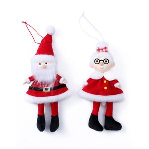 Personalizable 30cm Santa Claus abuela dibujos animados felpa colgante creativo nuevo muñeco de peluche para decoraciones de fiesta de Navidad Festival - Product Image 5
