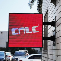 Affichage LED mural extérieur, signalétique numérique étanche et peu encombrante pour les expositions d'art et la publicité commerciale