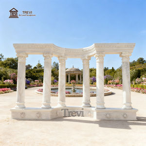 TREVI <span class=keywords><strong>prix</strong></span> usine maison villa projet de construction décoratif grande pierre naturelle <span class=keywords><strong>marbre</strong></span> <span class=keywords><strong>blanc</strong></span> <span class=keywords><strong>colonne</strong></span> romaine pilier - Product Image 4