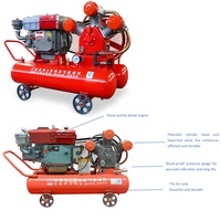 Hongwuhuan W3.5/5 compresseur d'air Diesel à Double Piston Portable avec roulement à engrenages de pompe célèbre marque chinoise pour l'exploitation minière