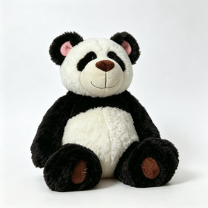 Customized Cute panda bear plush, Sitting panda plush, Soft fluffy panda <b>toy</b>, <b>Classic</b> panda stuffed animal - Product Image 5