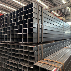 كربون خفيف ASTM Q235/Q195 2x4 أنبوب أسود ثنائي معدني مربع أنبوب JIS معتمد - Product Image 2